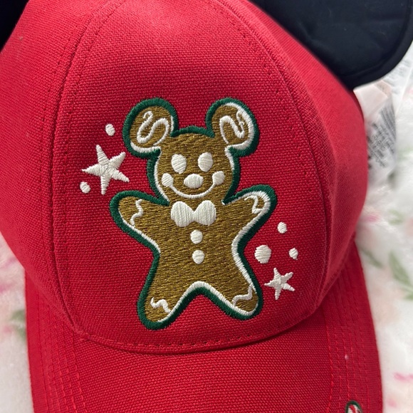 Disney Red Mickey Mouse Gingerbread Hat - Picture 2 of 6